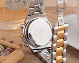 Miss Fox 39mm Rhinestone Decorated Stainless Steel Silver Dial Watch