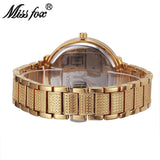 Miss Fox Japanese Quartz Movement Full Diamond Watch