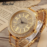 Miss Fox Japanese Quartz Movement Full Diamond Watch