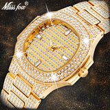 Miss Fox Quartz Diamond Stainless Steel Wristwatch