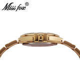 Miss Fox Gold With Stones Casual Watches