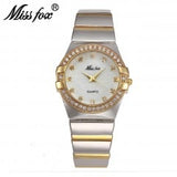 Miss Fox Gold Rhinestone Timepiec Xfcs Watches