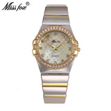 Miss Fox Gold Rhinestone Timepiec Xfcs Watches