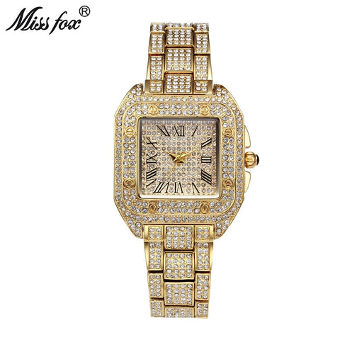 Miss Fox Casual Square Quartz Wrist Watch