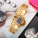 Miss Fox  Rose Flower Diamond Gold Quartz Watch