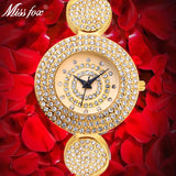 Miss Fox Cute Oval Quartz Analog Party Bracelet Watch