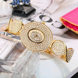 Miss Fox New Diamond Waterproof Round Quartz Watch