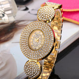 Miss Fox New Diamond Waterproof Round Quartz Watch