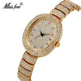 Miss Fox New Austria Crystal Minimalist Diamond Woman Small Quartz Watch