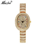 Miss Fox New Austria Crystal Minimalist Diamond Woman Small Quartz Watch