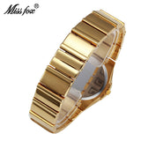 Miss Fox Weave Quartz Golden Luxury Diamond Watch