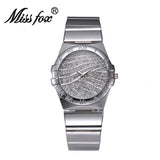 Miss Fox Weave Quartz Golden Luxury Diamond Watch