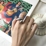 Miss S925 Pure Silver Creative Geometry Ring