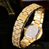 Missfox Wrist Gold Bracelet Brand Waterproof Quartz Wristwatch