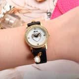 Missfox Horloges Vrouwen Heart Face Watch