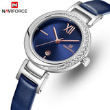 NAVIFORCE Analog Quartz Fashion Luxury Leather Watches