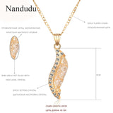 Glittering Mesh Net Filled Austrian Crystal Pendant Necklace