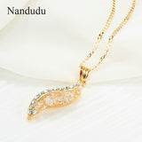 Glittering Mesh Net Filled Austrian Crystal Pendant Necklace