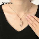 Glittering Mesh Net Filled Austrian Crystal Pendant Necklace