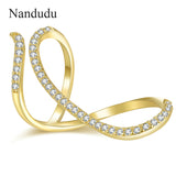 Nandudu Curved Ring Adjust Size Ring