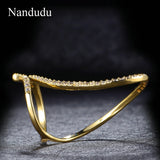 Nandudu Curved Ring Adjust Size Ring