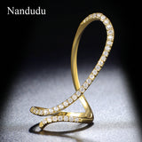Nandudu Curved Ring Adjust Size Ring