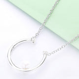 925 Sterling Silver Pearl Necklace