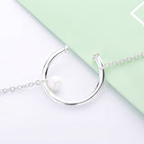 925 Sterling Silver Pearl Necklace