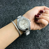 Contena Luxury Rhinestones Full Logo Watches Quartz