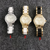 Contena Luxury Rhinestones Full Logo Watches Quartz