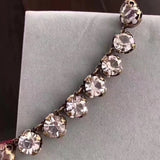 Vintage Chain Star Pendants Crystal Chain Choker Necklace