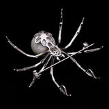 Insect Spider Artificial Pearl Brooch Pins