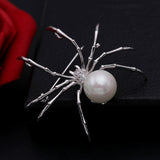 Insect Spider Artificial Pearl Brooch Pins