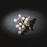 Branch Imitation Rhinestone Atmospheric Brooch