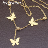 Pattern Stainless Steel Jewelry Gold Color pendant and earring sets