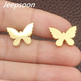 Pattern Stainless Steel Jewelry Gold Color pendant and earring sets