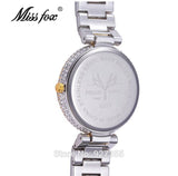 Rhinestone Crystal Quartz Watches Lady Swan Dress Wristwatches