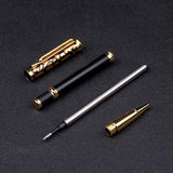 Hollow Engraved Carved Metal Ballpoint Pen