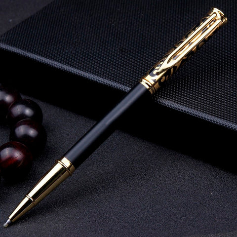 Hollow Engraved Carved Metal Ballpoint Pen