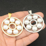 Stainless Steel Jewelry Sets Pendants And Earrings SBJZAPCF