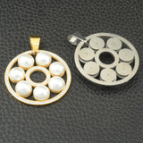 Stainless Steel Jewelry Sets Pendants And Earrings SBJZAPCF