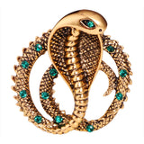 Personality Retro British Metal Pins Cobra Snake Brooch