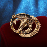 Personality Retro British Metal Pins Cobra Snake Brooch