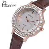 Quartz Casual Dress Leather Strap Watches