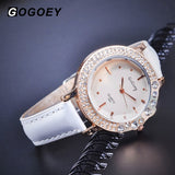 Quartz Casual Dress Leather Strap Watches