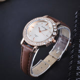 Quartz Casual Dress Leather Strap Watches