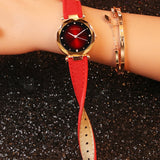 Luxury Crystal Gogoey Quartz Wristwatch