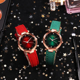 Luxury Crystal Gogoey Quartz Wristwatch