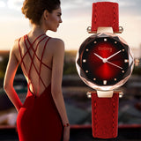 Luxury Crystal Gogoey Quartz Wristwatch