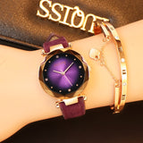 Luxury Crystal Gogoey Quartz Wristwatch